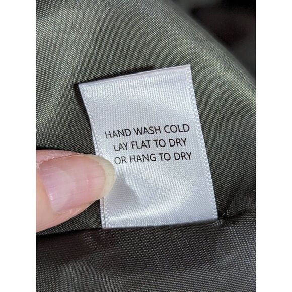 Joh Women's Olive Green Velveteen Double Breasted Buttons Blazer Jacket Medium - Picture 6 of 8